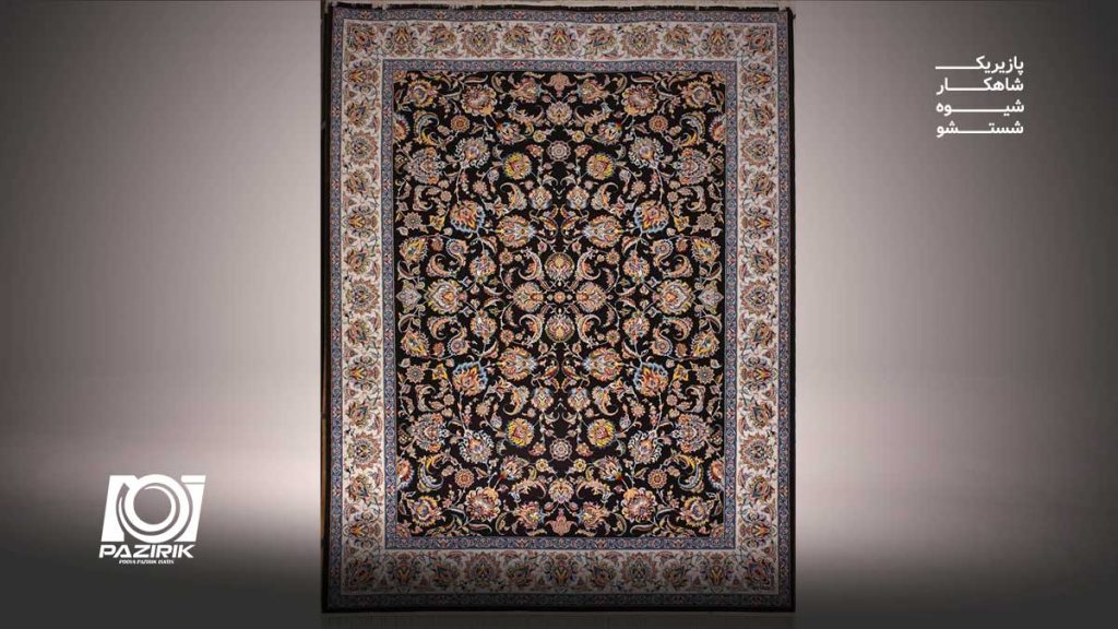 طرح فرش دستباف ایرانی عباسی