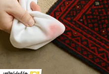 رنگ دادن فرش بعد از شستن