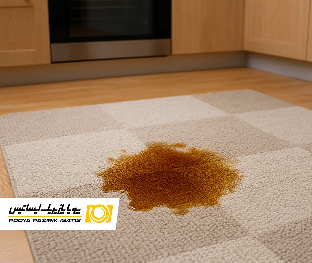 پاک کردن لکه روغن از روی فرش