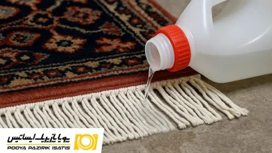 استفاده از کلر در سفید کردن ریشه های فرش
