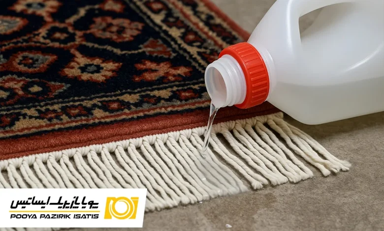 استفاده از کلر در سفید کردن ریشه های فرش