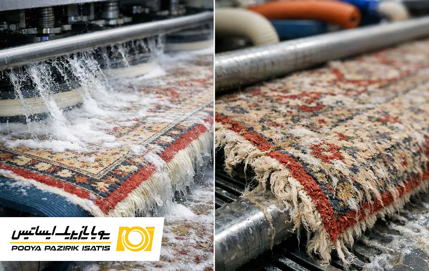 شستشوی فرش ابریشمی