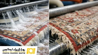 شستشوی فرش ابریشمی
